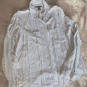 Black and white dress shirt.